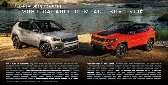 jeep compass宣傳冊封二內一