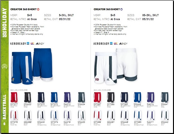 阿迪達(dá)斯籃球服裝宣傳冊設(shè)計